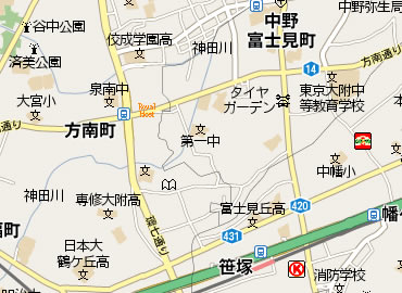 サーパス方南町　周辺地図