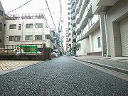 音羽の新築一戸建て　前面道路
