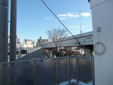 桜上水の新築物件　ルーフ