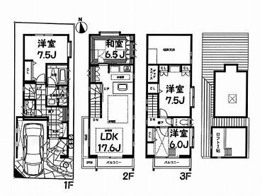 上高田新築一戸建て　間取り図