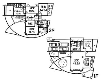 駒沢の中古一戸建て　間取り図