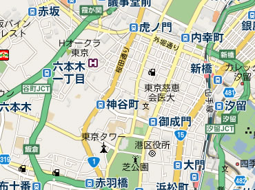 虎ノ門マンション　周辺地図