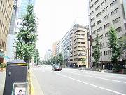 虎ノ門マンション　大通り