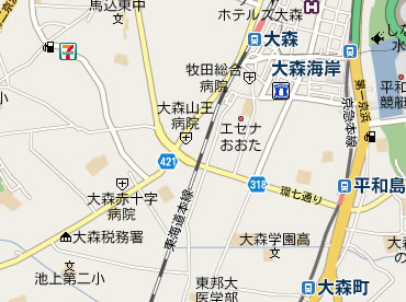 大田区大森・土地　周辺地図