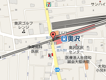 世田谷のマンション　周辺地図