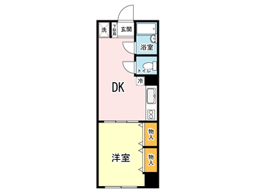 世田谷のマンション　区画図