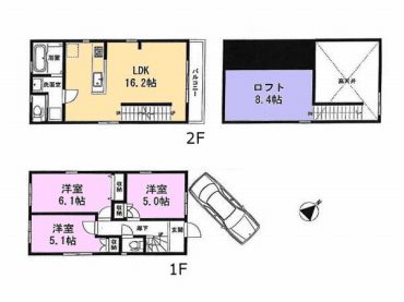 本天沼新築一戸建て　間取図