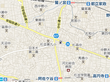 本天沼新築一戸建て　周辺地図