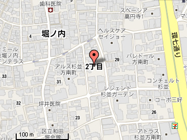 方南町中古マンション　周辺地図