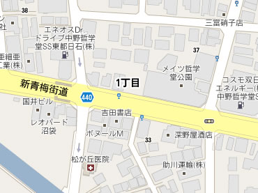江古田新築一戸建て　周辺地図