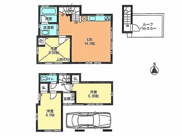 江古田新築一戸建て　間取図