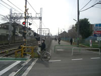 給田新築一戸建て　駅から現地