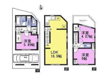 上祖師谷新築一戸建て　参考プラン