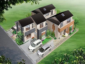宮前新築一戸建て パース