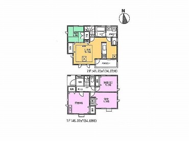 宮前新築一戸建て　間取図