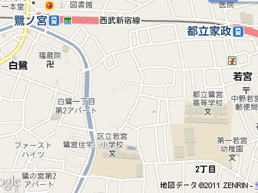 宮前新築一戸建て　周辺地図