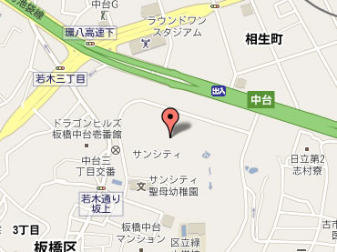 中台新築一戸建て　周辺地図