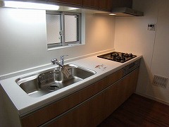 中台新築一戸建て　A号棟キッチン