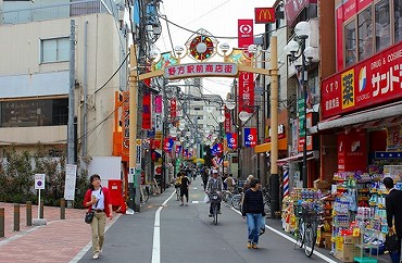野方新築一戸建て　商店街