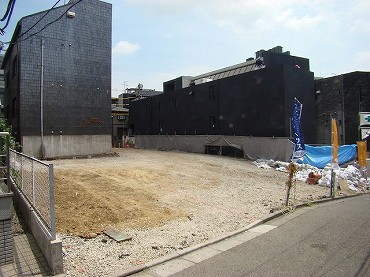 千駄ヶ谷新築一戸建て 現地