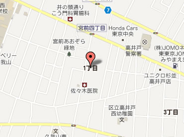 宮前新築一戸建て　周辺地図