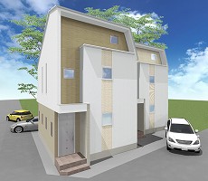 宮前新築一戸建て　完成予想図
