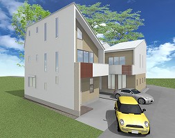 宮前新築一戸建て　完成予想図