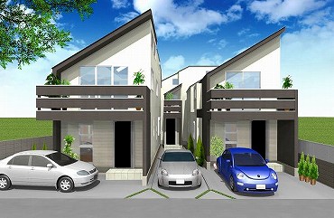 阿佐ヶ谷新築一戸建 完成予想パース
