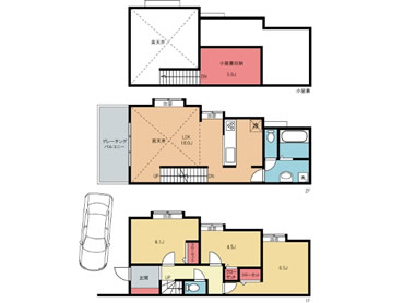 阿佐ヶ谷新築一戸建　間取図