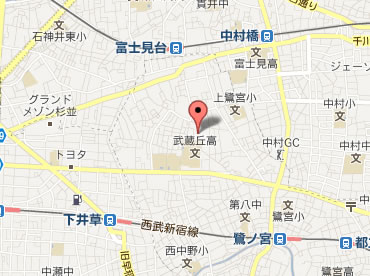 上鷺宮中古一戸建て　周辺地図