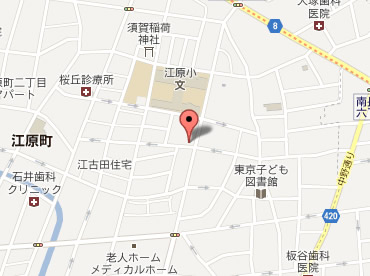 中野区江原町新築一戸建て　周辺地図