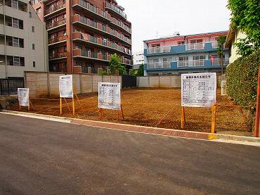 中野区中野新築一戸建て 現地